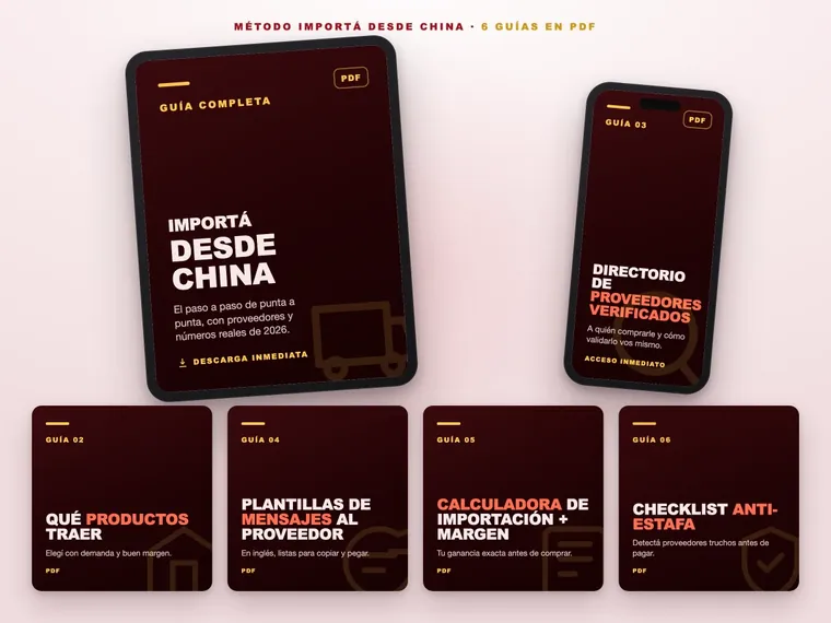 Mockups de las guías en PDF del método